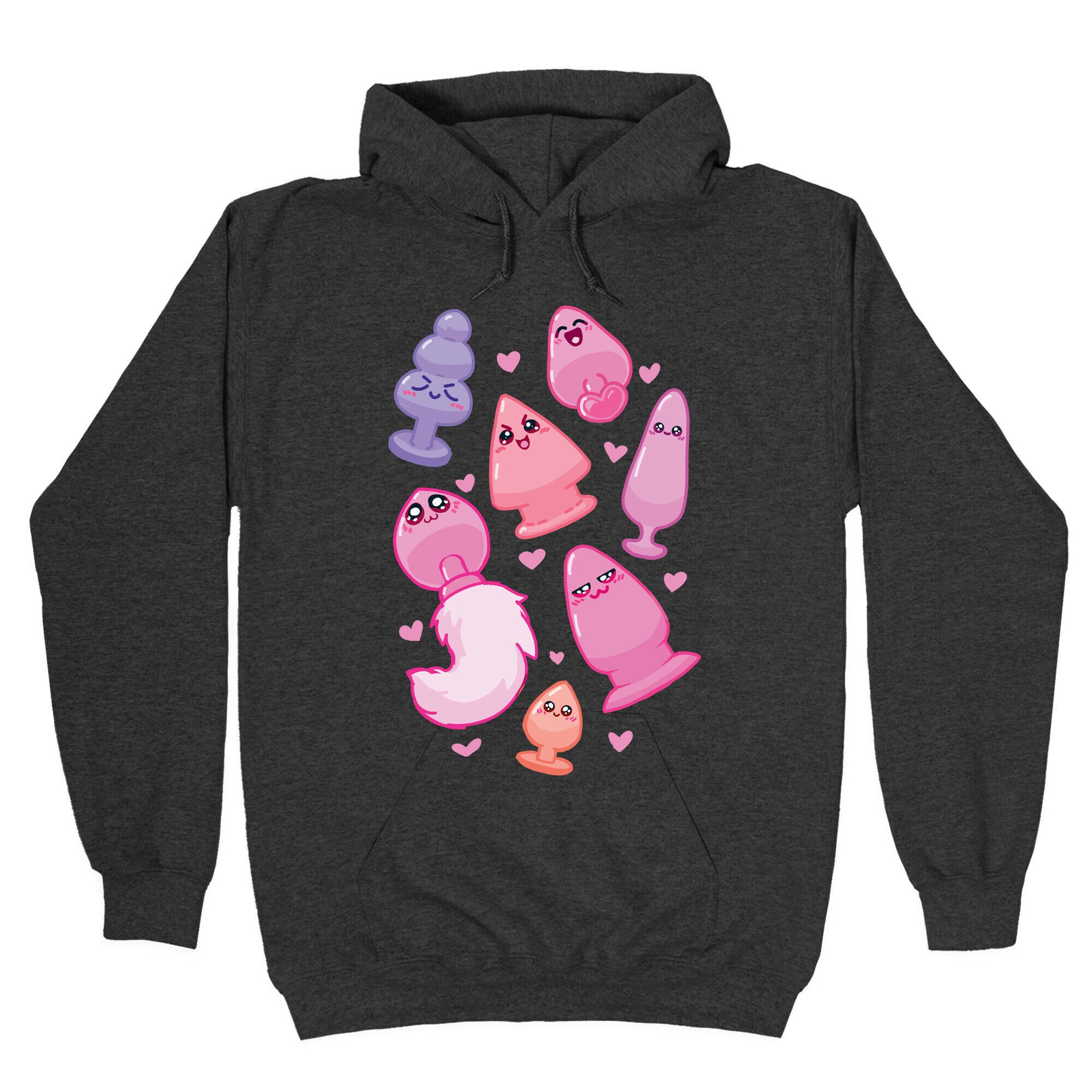 Kawaii Buttplug Pattern Hoodie